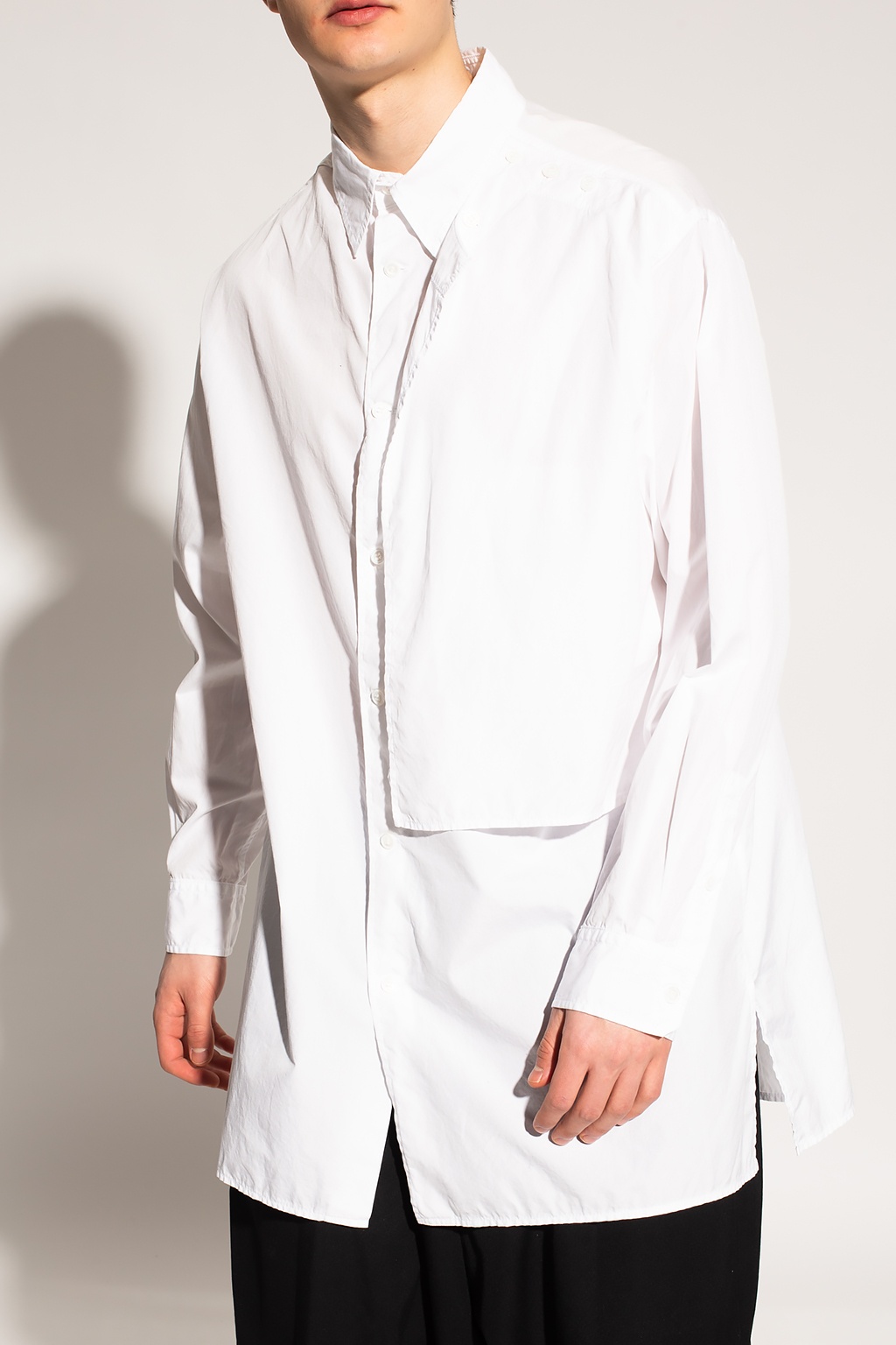 Yohji Yamamoto Shirt with slits | Men's Clothing | Vitkac